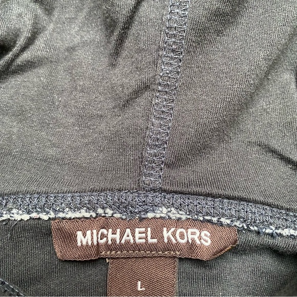 Michael Kors Waffle Knit Striped Hoodie - Picture 13 of 14